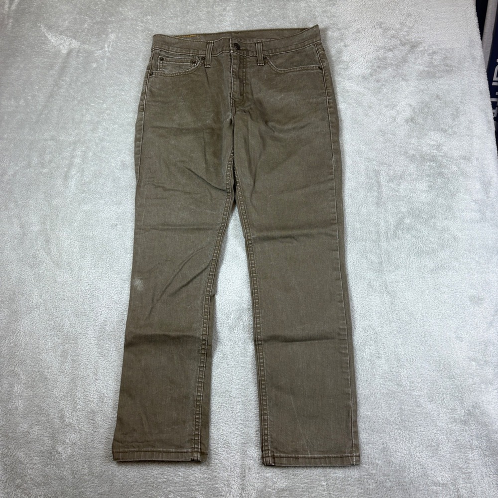 Levi's Pants Men 32x30 (Fits 32x29) 511 Slim Fit Brown Casual Denim Jeans